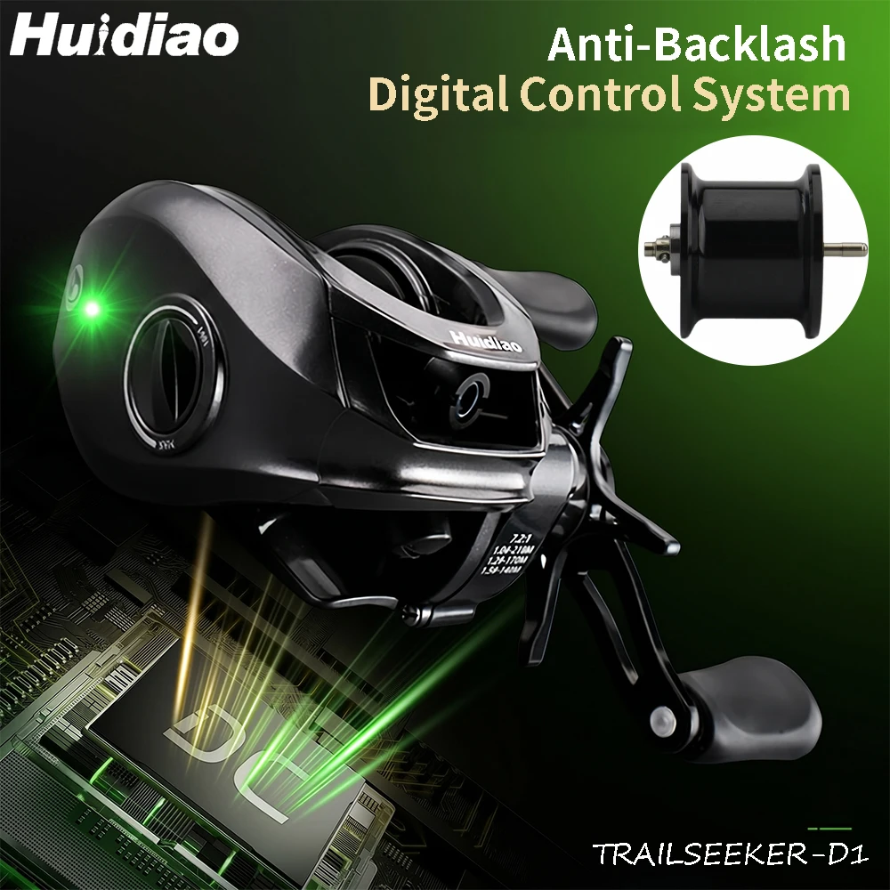 Kastking Reel Zephyr - Huidiao TRAILSEEKER DC Baitcasting-Rolle BFS Baitcaster